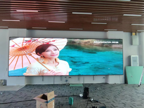 平坝P1.53led小间距屏安装案例